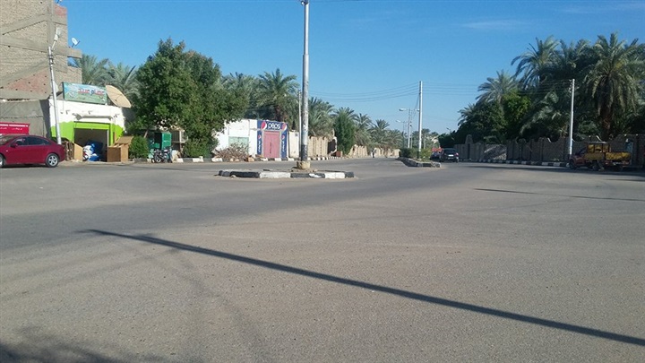 بالصور .. الهدوء يسود شوارع وميادين الوادي الجديد وسط إجراءات أمنية شديد