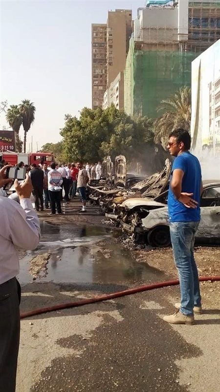 مدير الحماية المدنية يكشف تفاصيل تفحم 5 سيارات بكورنيش المعادي