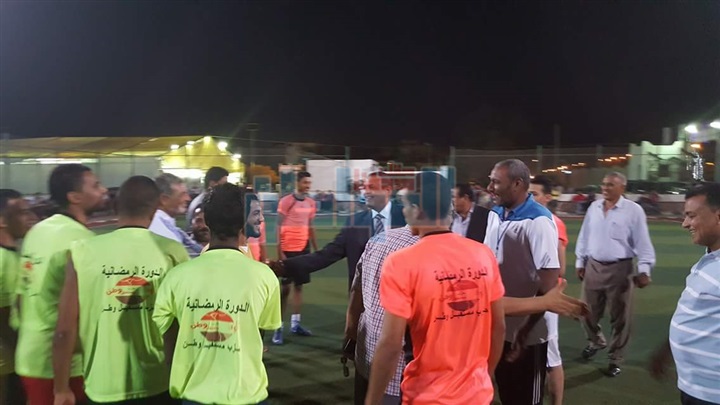 رئيس مدينة سفاجا يشارك في نهائي الدورة الرمضانية بمركز شباب المدينة 