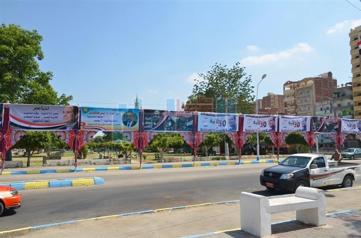 محافظ الإسماعيلية يتفقد مسرح الغابة قبل الاحتفال  بذكرى "30 يونيو"