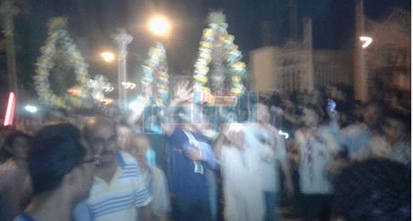 بالصور.. مراسم قداس جنازة الأنبا روفائيل كاهن كنيسة العريش
