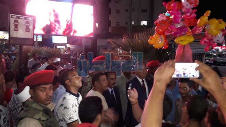 بالفيديو والصور.. محافظ البحر الأحمر: "نحن خلف القيادة السياسية"