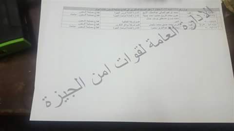 بالأسماء.. ننشر حركة تنقلات ضباط مديرية أمن الجيزة الجديدة