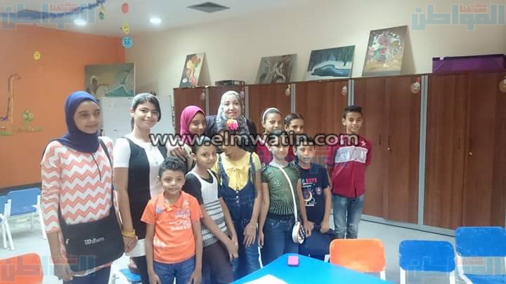 بالصور.. ورشة "فكر وأبدع" بمكتبة مصر العامة بالزاوية الحمراء