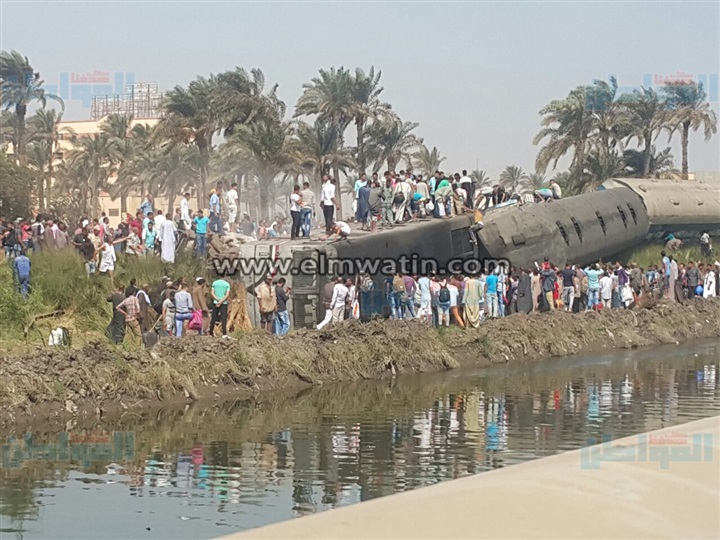 «هيئة الإسعاف»: مصرع 3 في حادث خروج قطار العياط