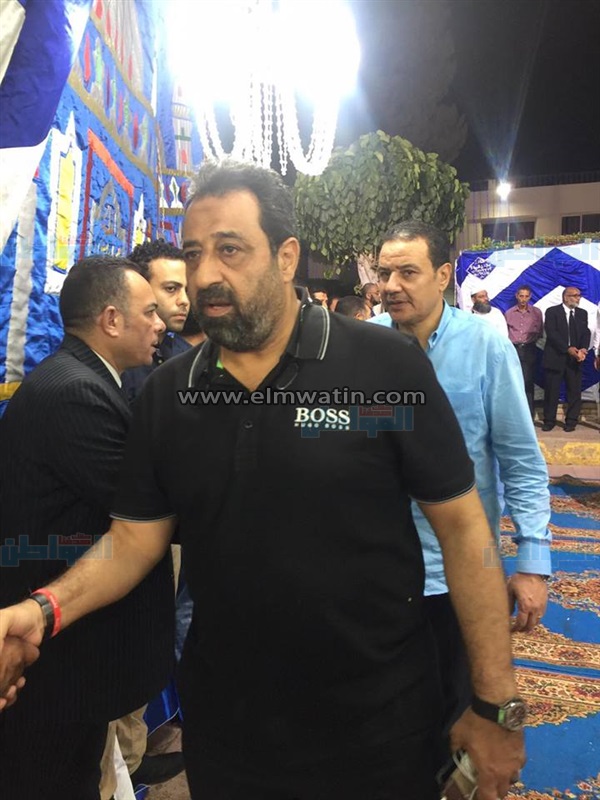 بالصور.. وصول «مجدي عبد الغني» عزاء أحمد ماهر
