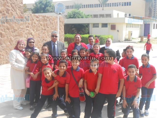 رئيس المعاهد القومية يتفقد مدرسة كلية النصر بالمعادي