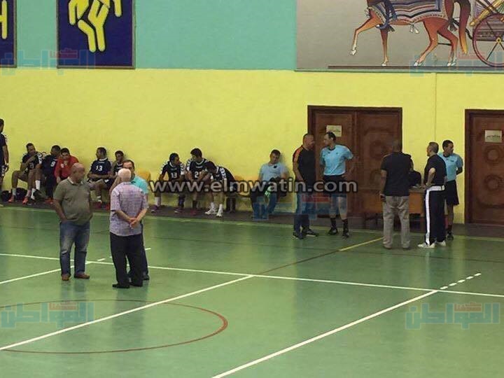 بالصور.. إلغاء مباراة الزمالك والطيران بدوري اليد