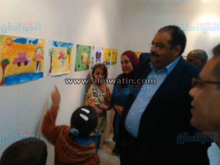 بالصور.. افتتاح معرض الفنون التشكيلية بـ"ثقافة أبوتيج"