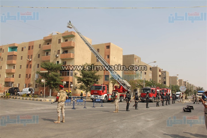 محافظ بني سويف ورئيس الدفاع العسكري يشهدان مشروعات إدارة "صقر 3"