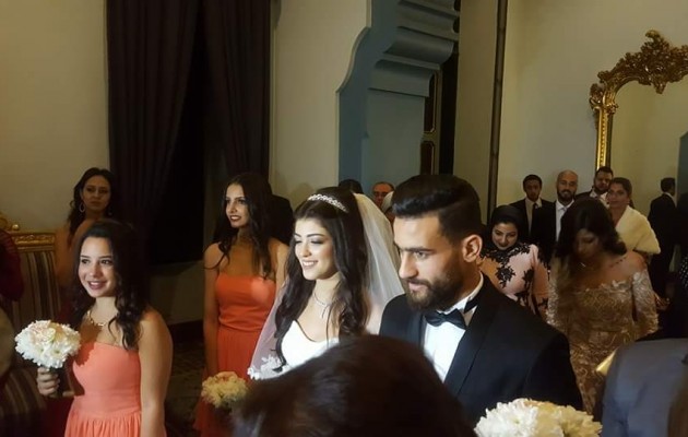 شاهد.. باسم مرسي يحتفل بحفل زفافه على"نوران" 