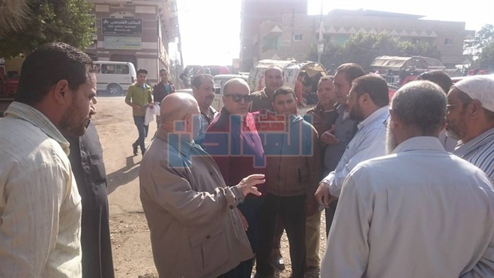 بالصور.. مشروع محطة صرف صحي جديدة بشرق مدينة السنطة في الغربية