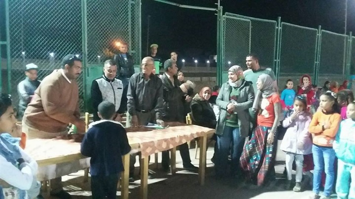 بالصور.. مهرجان رياضي ترفيهي لأطفال حي السبط بالوادي الجديد