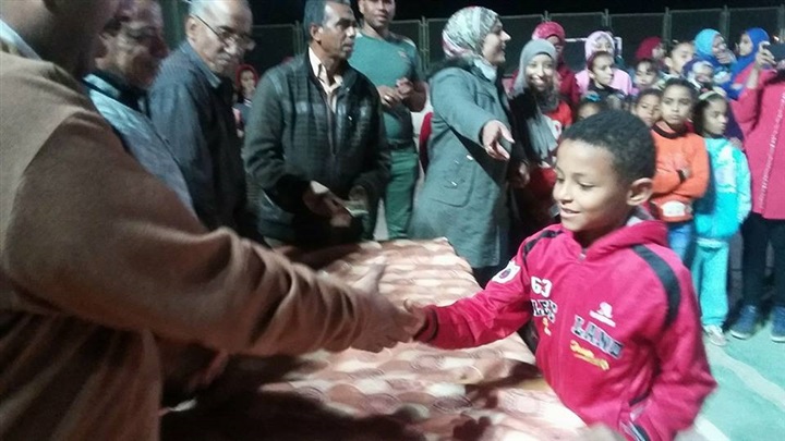 بالصور.. مهرجان رياضي ترفيهي لأطفال حي السبط بالوادي الجديد