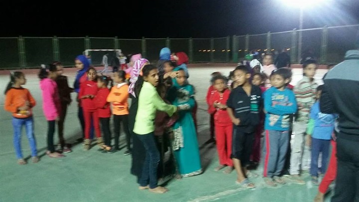 بالصور.. مهرجان رياضي ترفيهي لأطفال حي السبط بالوادي الجديد