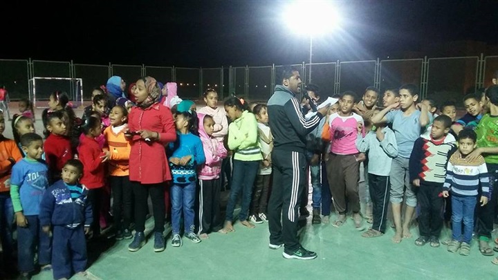 بالصور.. مهرجان رياضي ترفيهي لأطفال حي السبط بالوادي الجديد