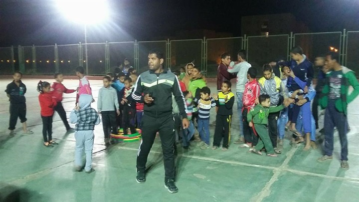 بالصور.. مهرجان رياضي ترفيهي لأطفال حي السبط بالوادي الجديد
