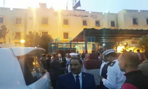 بالصور.. وفد مجلس النواب في قسم الأميرية لمتابعة قضية "مجدي مكين"