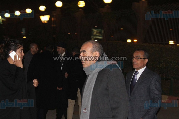 بالصور.. نجوم الفن في عزاء أحمد راتب