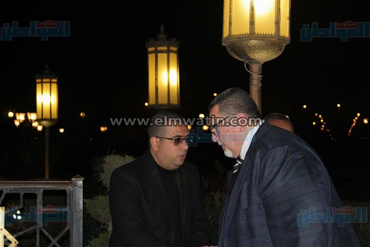 بالصور.. نجوم الفن في عزاء أحمد راتب