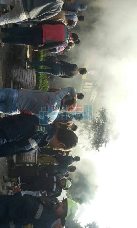 بالفيديو والصور.. حريق بمطعم خيرات الشام في المعادي