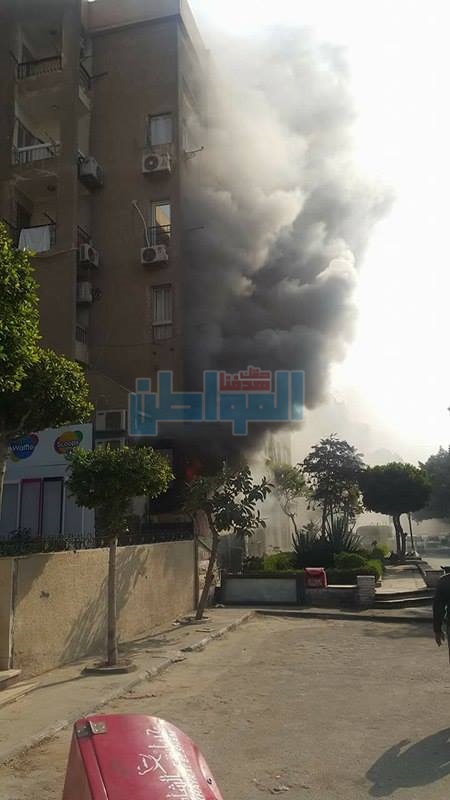 بالفيديو والصور.. حريق بمطعم خيرات الشام في المعادي