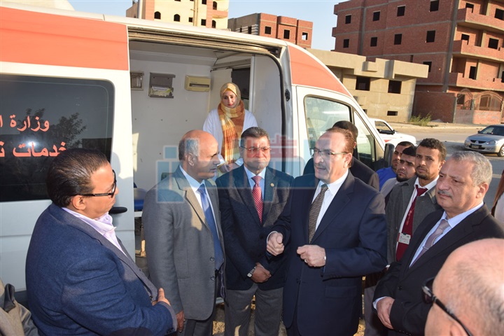 بالصور.. محافظ بني سويف يفتتح مقر بنك الدم الإقليمي الجديد شرق النيل