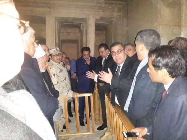 انتهاء فاعليات تعامد الشمس على قصر قارون بالفيوم