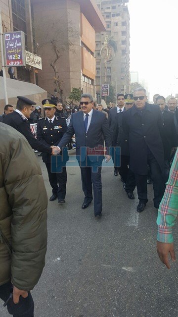 بالصور.. مدير أمن الجيزة يتفقد الحالة الأمنية بمحيط مجلس الدولة