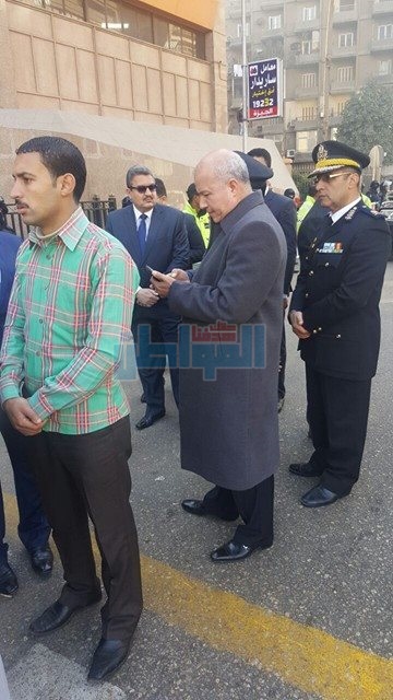 بالصور.. مدير أمن الجيزة يتفقد الحالة الأمنية بمحيط مجلس الدولة