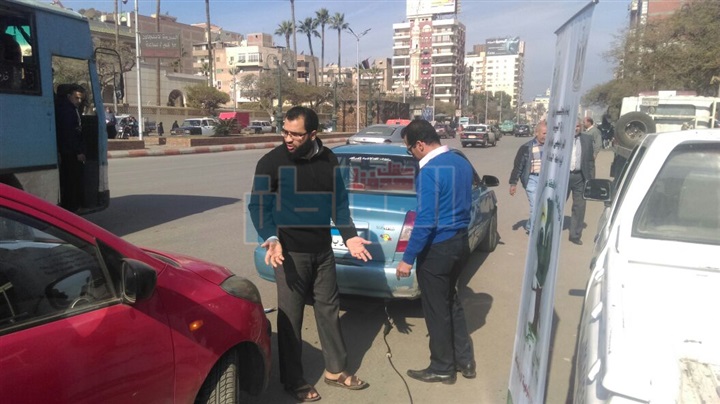 بالصور.. "شئون بيئة الغربية" تضبط 8 سيارات مخالفة للشروط بطنطا