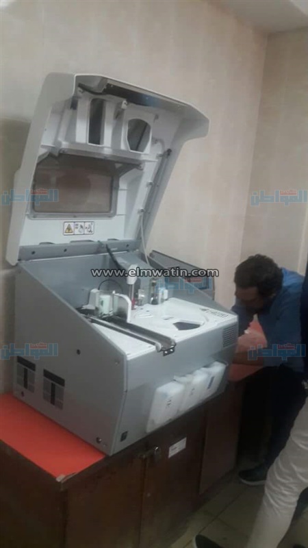 بالصور.. تشغيل أحدث جهاز للتحليل الطيفي بمستشفى بني سويف
