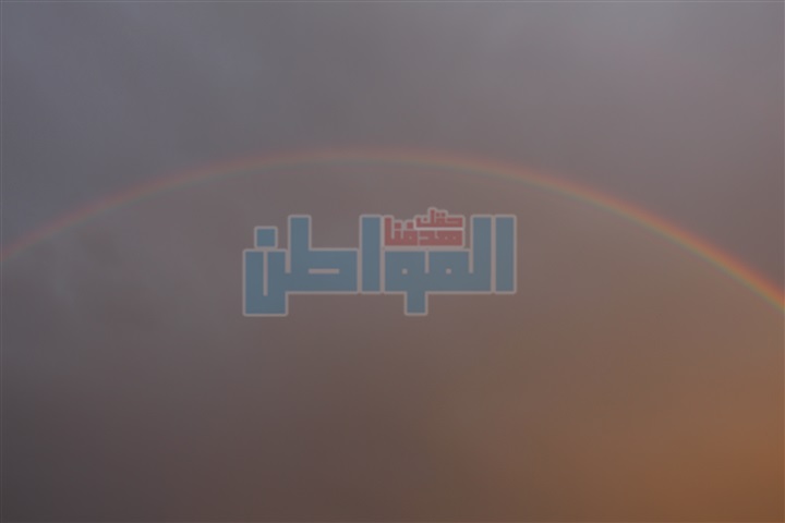 بالصور.. "المواطن" يرصد ظهور قوس قزح في السماء