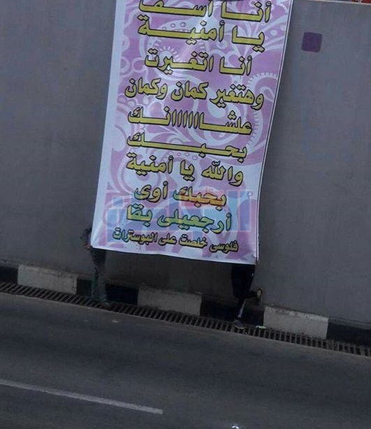 بالصور.. رسالة حزينة من شاب إلي حبيبته في "عيد الحب"