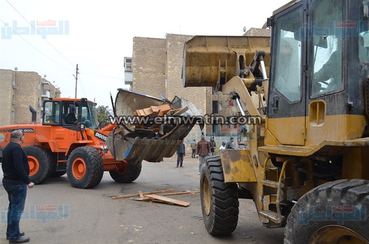بالصور.. تواصل حملة أسبوع الانضباط لإزالة كافة الإشغالات في الإسماعيلية