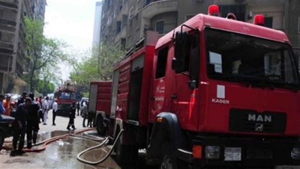 إصابة ضابطي إطفاء