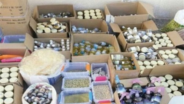 ضبط 1067 طن أعشاب