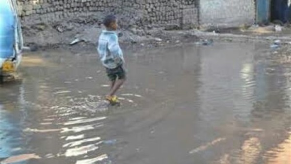 انفجار خط مياه الشيخ
