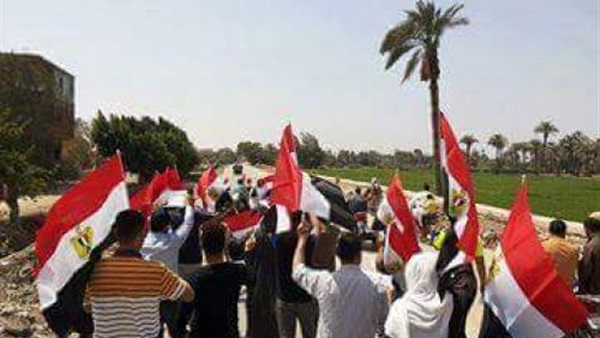 مسيرة محدودة بقرية