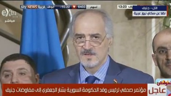 بشار الجعفرى فى جنيف