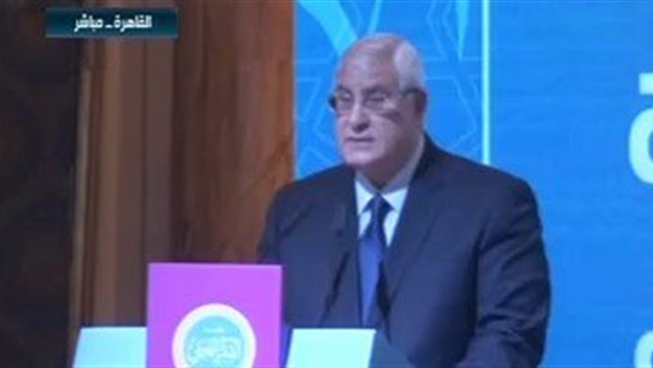 المستشار عدلي منصور