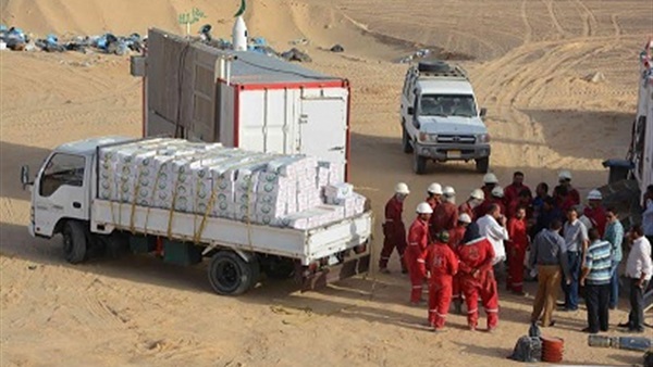 قافلة طبية وتموينية