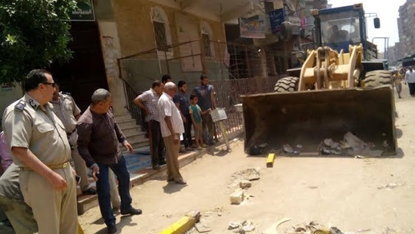 رفع الإشغالات بمدينة