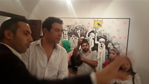 افتتاح معرض أحمد