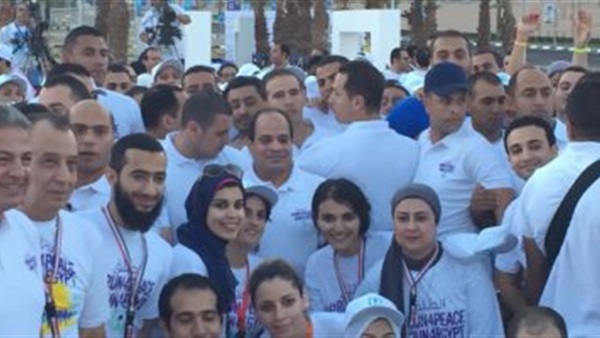 السيسي يشارك ماراثون