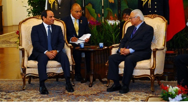 مؤتمر صحفي بين السيسي