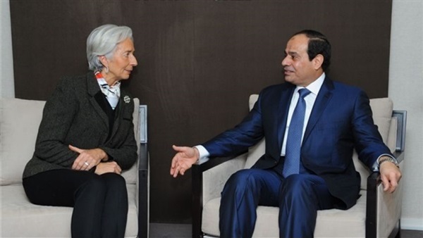 السيسي ومديرة صندوق