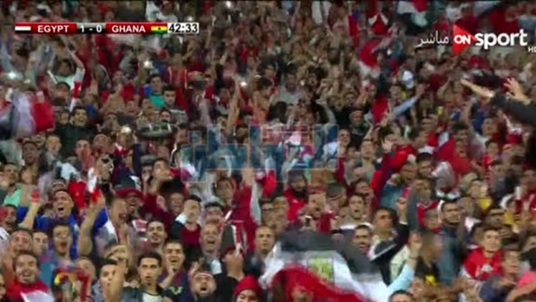الجماهير تحتفل بالمنتخب