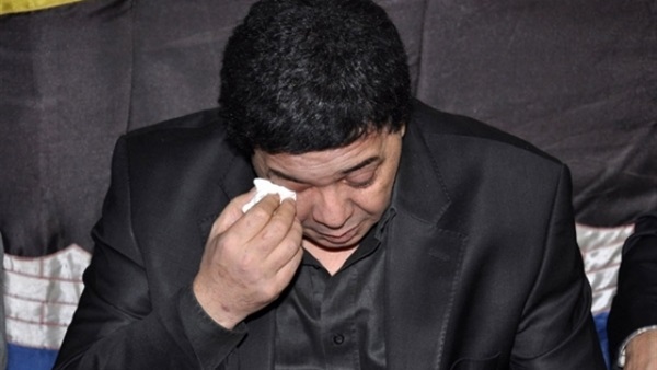 أحمد أدم فى العزاء