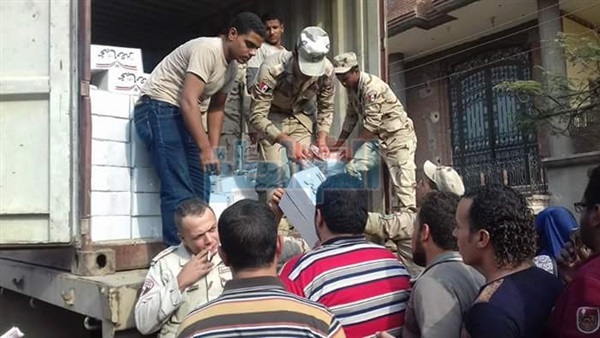 توزيع 4 آلاف كرتونة